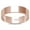 Rose Gold-Tone, variant on Rose Gold-Tone Sterling Silver Flat Plain Bridal Band Ring 5MM Size 9