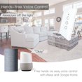 thumbnail image 4 of Labymos Interrupteur Intelligent 90-250V Interrupteur Mural Wifi Contrôle à Distance par Application Contrôle Vocal Compatible avec, 4 of 8