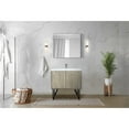 thumbnail image 2 of Lexora Home Lancy 36" Single Quartz Top Bathroom Vanity with Chrome Faucet, 2 of 14