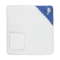 thumbnail image 2 of Luvable Friends Baby Boy Cotton Hooded Towel and Washcloth, Shark, One Size, 2 of 2
