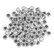 thumbnail image 1 of Coronas de reloj de 100 piezas a prueba de agua para reparación de relojes de Reemplazo de plata Hugo Watch Crowns Waterproof, 1 of 9