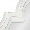 thumbnail image 4 of Kate and Laurel Sindahl Rustic Wood Framed Arch Wall Mirror, 26 x 35, Distressed White, Moroccan-Inspired Accent, 4 of 8