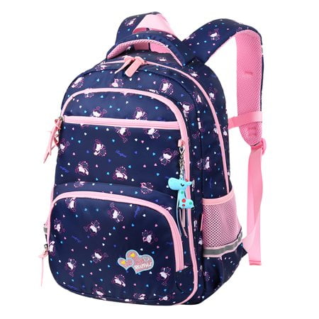 APPIE Girls School Backpack Adorable Student Shoulders Bag Stylish Printing School Bag Casual Outdoor Daypack
