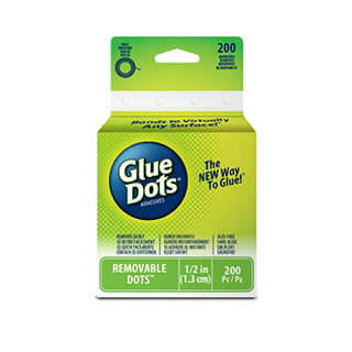 Glue Dots Glue Dots 9334905 Repositional Medium Strength Glue Double-Sided  Adhesive Dispenser- 125 Piece at