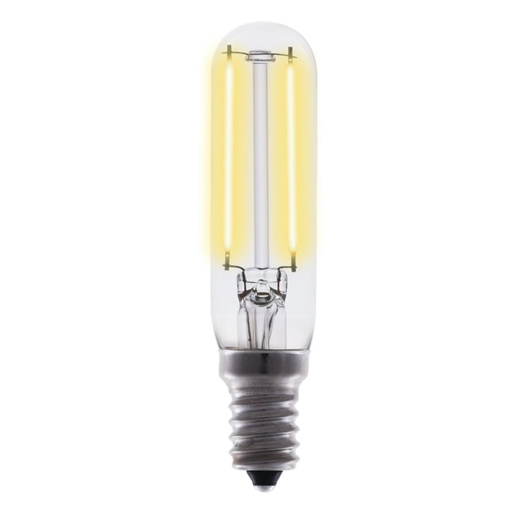 Great Value LED T6 Tubular Bulb, 2-Watt (20W Equivalent) E12 Base Dimmable  Soft White 1PK 