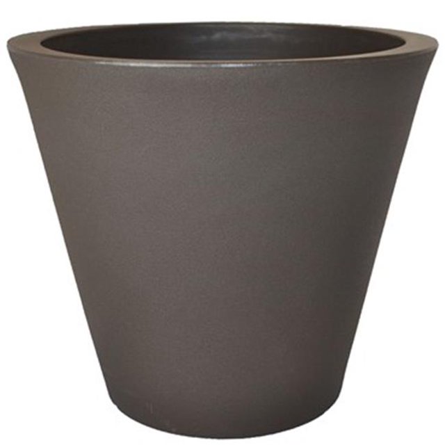 Jardinière Ronde Cosmopolitane 16 Po. - Espresso