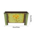 thumbnail image 3 of Iron Plant Pot 1pc Vintage Square Flower Pot Iron Flower Tray Elegant Balcony Planter, 3 of 6
