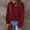 Wine, variant on Autumn and Winter Women's Casual Turtleneck Pullover Blouse Knitting Long Sleeve Solid Tops Sweaters On Seasonal Wine 10(XL)