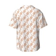 thumbnail image 2 of Wukai Hand Drawn Snake Men's Casual Short-Sleeve Button Down Shirt - Lightweight Summer Dress Shirt for Daily Wear-Medium, 2 of 7