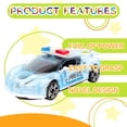 thumbnail image 4 of BESTSKY Toy Cars,Plastics Pull Back Cars,Music Motion Diecast Cars,Blue, 4 of 7