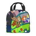thumbnail image 3 of Lsque Scooby-Doo Print Insulated Lunch Bag with Thick Aluminum Foil Lunch Tote Bag with Front Pocket for Men and Women, Ideal for Work, School, Picnics, and Travel, 3 of 8