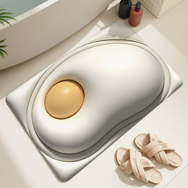 Diatomite Cute Bathroom Rug Mats QuickDrying Bathroom Floor Mats for