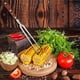 thumbnail image 4 of Heavy Stainless Steel Carving Fork,barbecue Cooking Meat Fork, Used To Fixed, Move, Poultry And Turkey Forks, 4 of 5