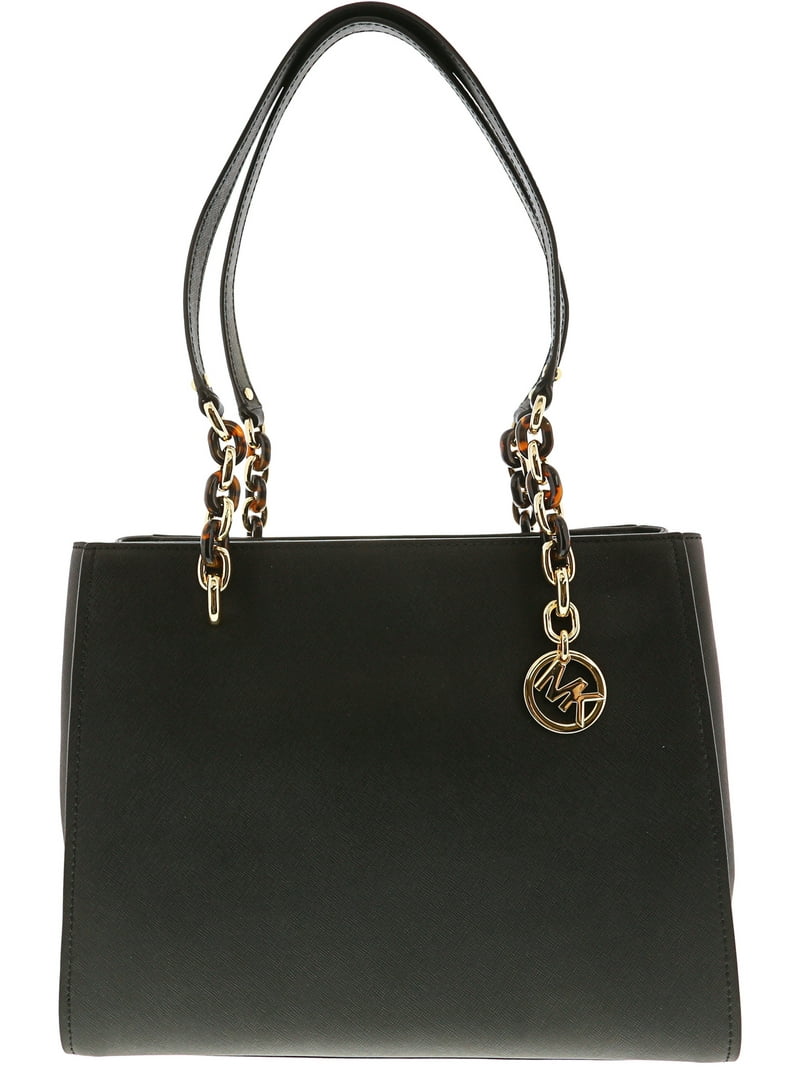 Michael Kors Sofia Large Leather Tote - Black - Walmart.com