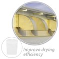 thumbnail image 4 of RUNROTOO 3Pcs Dryer Vent Lint Nylon White for Industrial Users, 4 of 8