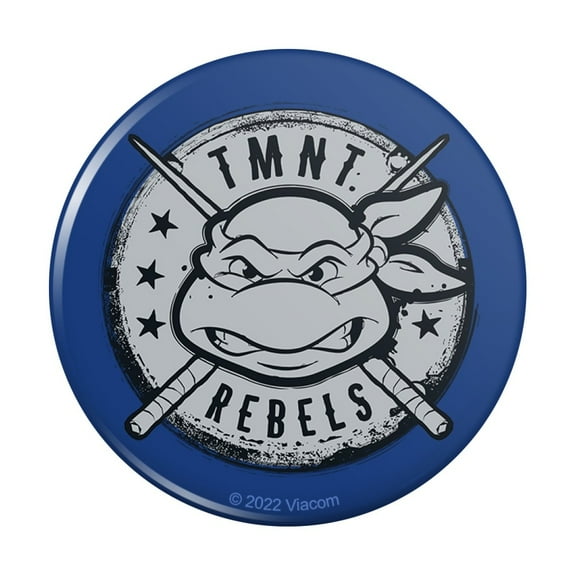 TMNT Rebels Badge Pinback Button Pin