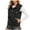 Black, variant on Frostluinai Sleeveless Denim Jacket for Women Button Down Lapel Collar Jean Vests Oversized Vintage Waistcoat Vests Comzy Jacket with Pocket