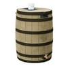 Good Ideas Rain Wizard 40-Gallon Rain Barrel - Darkened Ribs - Khaki