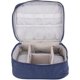 thumbnail image 4 of Organizador Electrónico de Viaje, Bolsa de Almacenamiento Multifuncional con Compartimentos Ajustables, Transporte Portátil para Cargador Cable, Mouse, Auriculares, Power Bank, Azul Marino, 4 of 4