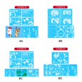 thumbnail image 3 of Juego de pegatinas navideñas para ventanapegatinas adhesivas de cristal con copos de nieve y alces de Santa (estilo A) Tmvgtek Para estrenar, 3 of 7