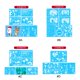 thumbnail image 1 of Juego de pegatinas navideñas para ventanapegatinas adhesivas de cristal con copos de nieve y alces de Santa (estilo A) Ndcxsfigh Para estrenar, 1 of 7
