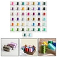 thumbnail image 3 of 350 Meters/Roll Embroidery Sewing Thread Diy Handmade Cross Stitch Sewing Tool Deep rose red 34, 3 of 8