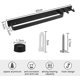 thumbnail image 2 of Toallero de baño Toallero de barra inoxidable Toallero de aluminio Toallero de pared Toallero Estante con ganchos Longitud 40cm para baño, 2 of 5