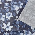 thumbnail image 4 of Nicole Miller New York Dara Light Filtering, Semi Sheer Rod Pocket Curtain Panels, 54"x108", Indigo, Set of 2, 4 of 7
