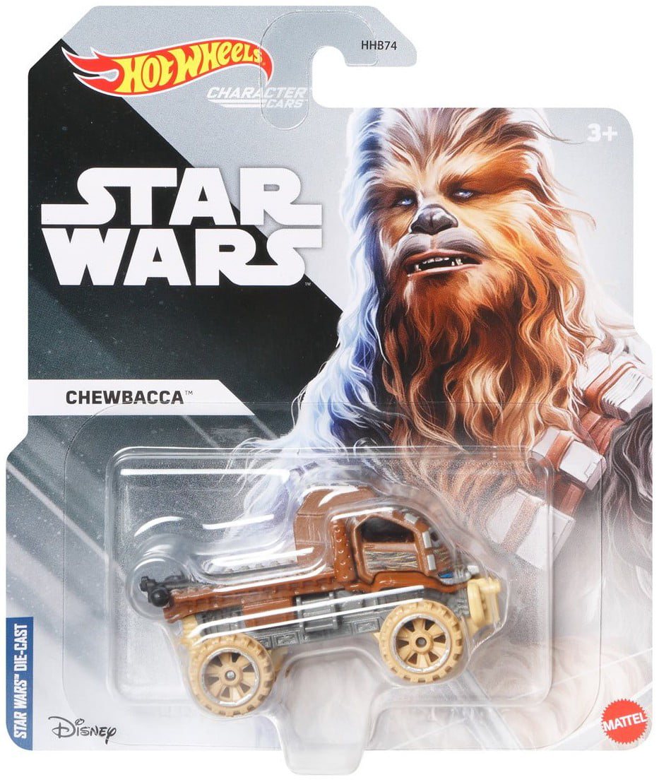 Hot Wheels Star Wars Chewbacca and Han Solo Character Car 2-Pack 