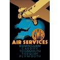 thumbnail image 2 of Ralph 23x32 White Modern Wood Framed Museum Art Print Titled - GWR Air Services, 2 of 4
