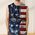 thumbnail image 4 of GIPQJK Tank Tops Men 4th Of July American Flag Sleeveless Shirts 2025 Patriotic Graphic Scoop Neck Muscle Tank Tops with Independence Day,Black S, 4 of 4