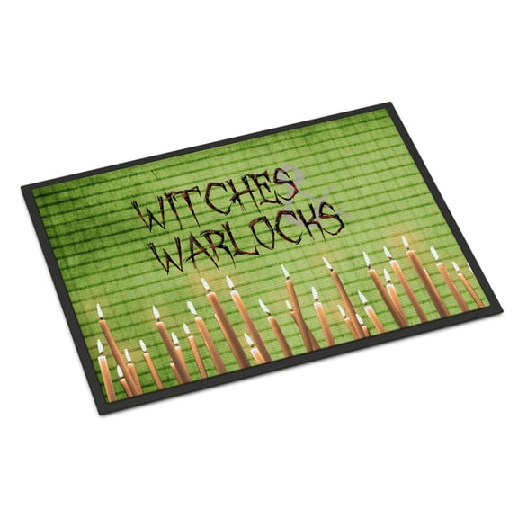 Witches and Warlocks Halloween Doormat 24x36