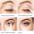thumbnail image 3 of Eyelid Tape, Invisible Eyelid Lifter Strips, Instant Double Eyelid Lift for Hooded, Droopy, Uneven, Mono-Eyelids, Big Eye Tools with Fork Rods & Tweezers, 480 PCS, 3 of 8