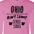 thumbnail image 4 of Inktastic Ohio Awesome Since 1803 Long Sleeve T-Shirt, 4 of 5
