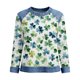thumbnail image 5 of TaTaai Soft Comfy Womens Long Sleeve Shirt St Patrick Print Patchwork Round Neck Solid Color Casual Blouse Spring Daily Holiday Vacation Party Wear Gift, 5 of 5