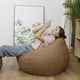 thumbnail image 3 of Bolsa de frijoles impermeable Funda Adultos Organización suave Animales de peluche Elegante Asiento resistente a s Bolsa marrón perfecl Cubierta de almacenamiento Beanbag, 3 of 8