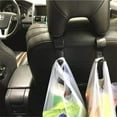 thumbnail image 2 of (8 Pieces) Car headrest Hook, Intimate Design, Durable Rear seat Hook, Load 40pounds, Portable Shelf, can be Used for Handbag, Wallet, Cloth Sundries, 2 of 8