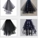 thumbnail image 4 of Velo negro multicapa, velo hinchado, licencia de boda de novia, foto, velo pequeño, tocado sencillo, 4 of 6