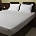 thumbnail image 2 of Just Linen 300 TC 100% Egyptian Cotton Genuine Jacquard Damask, Solid Color Twin Sheet Set with Deep Pocketed Fitted Sheet, 2 of 4
