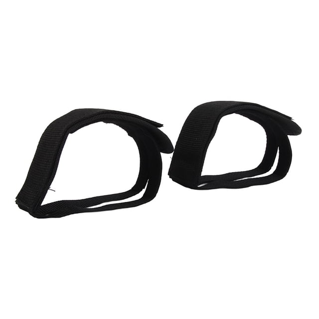 1 par de correas adhesivas para pedales de bicicleta de carretera con piñón fijo, color negro