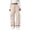 203#Beige, variant on Cargo Pants Women Baggy Y2k Streetwear Wide Leg Pants with Pockets High Waist Drawstring Goth Black L