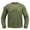 #Green, variant on DPTALR Men's Solid Color Crew Neck Long Sleeve Quick Drying Top,Black,Big and Tall Men XXXXL