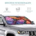 thumbnail image 2 of Bingfone Colorful Butterfly Cluster Car Windshield Sunshade,Sun Foldable Sun Shield Sun Visor for Car - Medium, 2 of 8