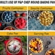 thumbnail image 4 of Juego 8 Moldes para Pasteles Pequeños 4 Pulgadas, Moldes para Pasteles Redondos para Hornear, Latas, Utensilios para Hornear para Mini Pastel, Pizza, Quiche, No Tóxico Y Saludable, 4 of 5