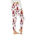 thumbnail image 2 of Tosmy Leggings For Women Valentine's Day Women Full Length Workout Running Sports Tights Lift Yoga Pants Tribal Style Print Leggings High Waist Soft, 2 of 5