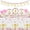 Pink, variant on 171 Pieces God Bless Baptism Party Supplies First Communion Tableware Set Serves 24 Guests Baptism Plates Napkins Cups Tablecloth for Newborn Baby Shower Christening Party Decoration(Green)