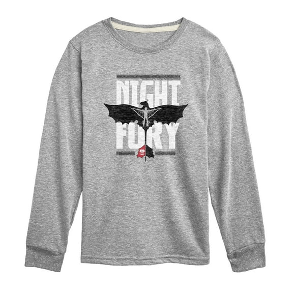 How to Train Your Dragon - Night Fury Flight - Toddler & Youth Long Sleeve Graphic T-Shirt