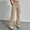 Khaki, variant on Endives Women's Cargo Pants High Waist Flare Pants Casual Trousers with Multi Pockets Elastic Drawstring Waist Solid Color Work Pants for Women