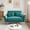 Green, variant on 48" Modern Faux Leather Loveseat with 2 Pillows - Small Space Sofa for Living Room, Bedroom, Apartment & Office
