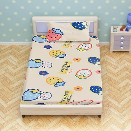 Btomtd Mattress Cover for Small Bed Soft Bed Sheets Breathable Fitted Sheets Protective Cover for Compact Living Spaces 27.55 x51.18 D